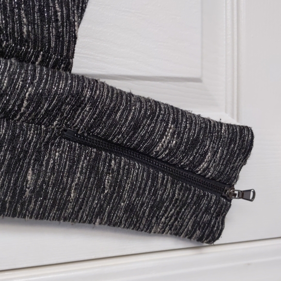 Women's Le Chateau Suit Jacket Size S, Black, White, Metallic - Picture 5 of 7